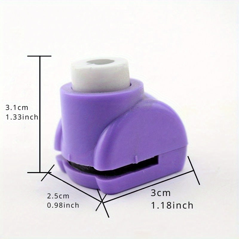 3pcs Mini And Paper Embossing Machine Portable Love Shaped Paper Art Hand Punch