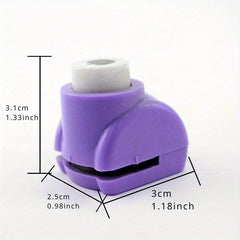3pcs Mini And Paper Embossing Machine Portable Love Shaped Paper Art Hand Punch