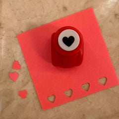3pcs Mini And Paper Embossing Machine Portable Love Shaped Paper Art Hand Punch