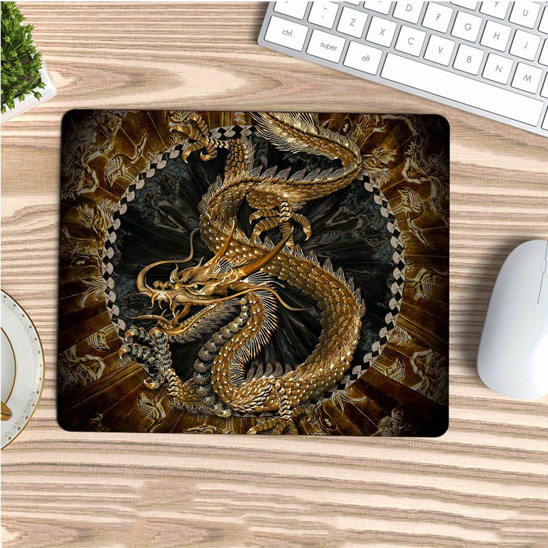 Golden Dragon Mouse Pad Waterproof Non-slip Keyboard Pad