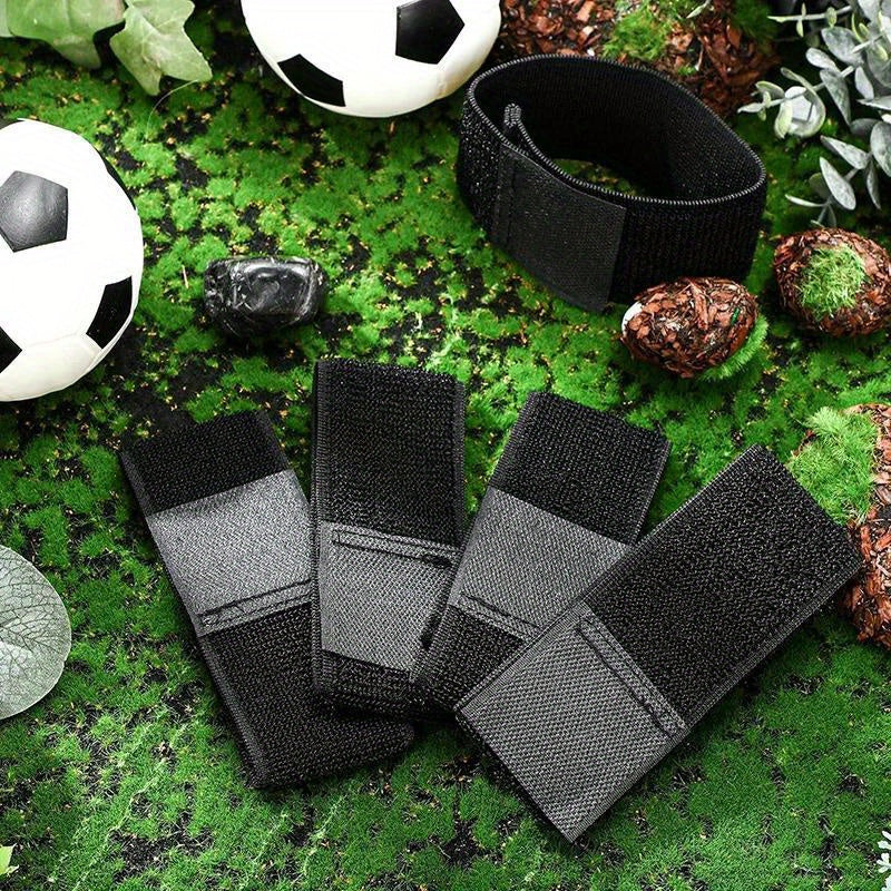 4pcs Football Knee Pads Adjustable Shin Immobilisers Sports Training