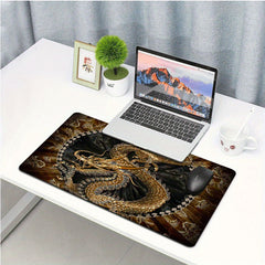 Golden Dragon Mouse Pad Waterproof Non-slip Keyboard Pad