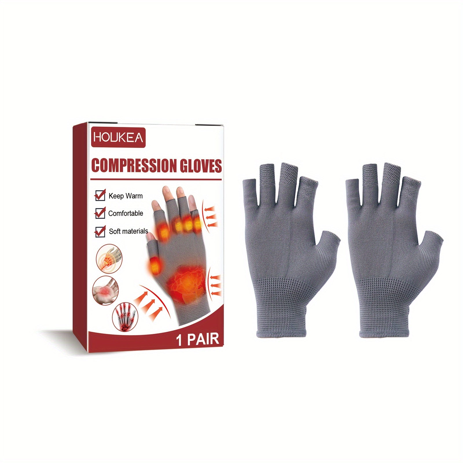 Touch Screen Compression Therapy Gloves - Stay Warm and Mobile