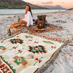 Bohemian Carpet Blanket Outdoor Camping Moisture-proof Picnic Mat