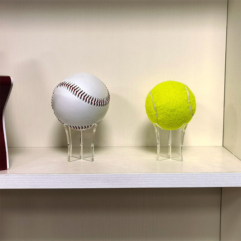 Acrylic Baseball Tennis Ball Holder Display Stand