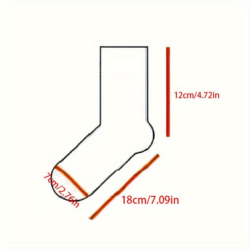 Men's Retro Block Crew Socks Breathable Comfy Casual Unisex Socks
