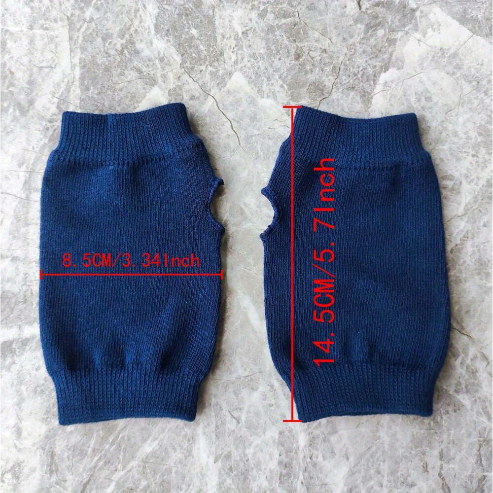 Owl Fingerless Knitted Gloves Winter Warm Cold Proof Antifreeze Half Finger
