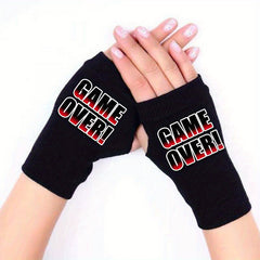 Winter Warm Knitted Fingerless Gloves Anti Cold Proof Half Finger Gloves