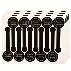 Baking Packaging Stickers - 10pcs Adhesive Sea Decor Strips