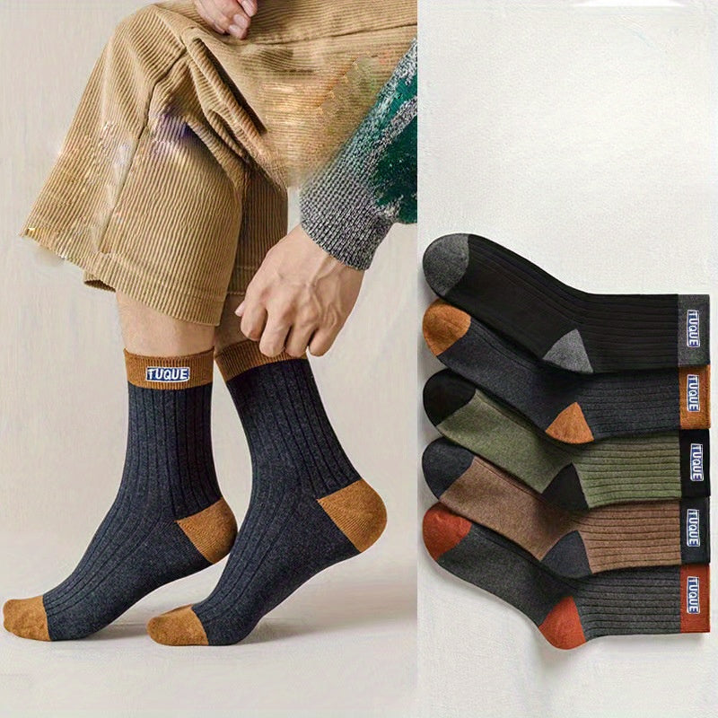 Men's Crew Socks Breathable Comfy Thermal Outdoor Socks