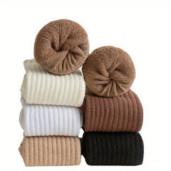 5 Pairs Men's Crew Socks Breathable Comfy Casual Unisex Outdoor All Seasons