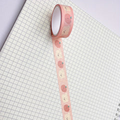 2pcs Bear Tape Journal Decoration Diy Tape Colorful Cartoon Tape