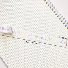 2pcs Bear Tape Journal Decoration Diy Tape Colorful Cartoon Tape