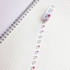 2pcs Bear Tape Journal Decoration Diy Tape Colorful Cartoon Tape