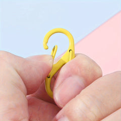 10pcs Double S Buckle Random Alloy Painted DIY Keychain Accessories