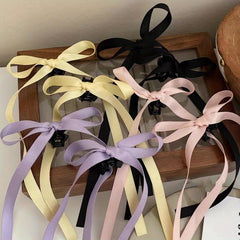 Ballet Hair Accessories Ribbon Bow Tie Hair Clip