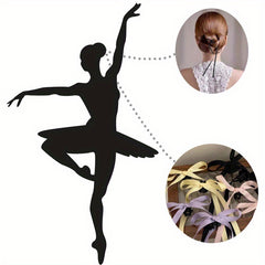 Ballet Hair Accessories Ribbon Bow Tie Hair Clip