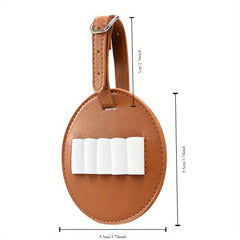 Outdoor Golf Stud Insert Bag Leather Waist Hanging Storage