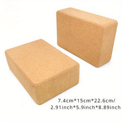 Cork Yoga Brick High Density for Home Gym