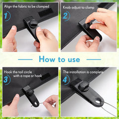 5pcs Heavy Duty Tarp Clip Awning Lock Clips