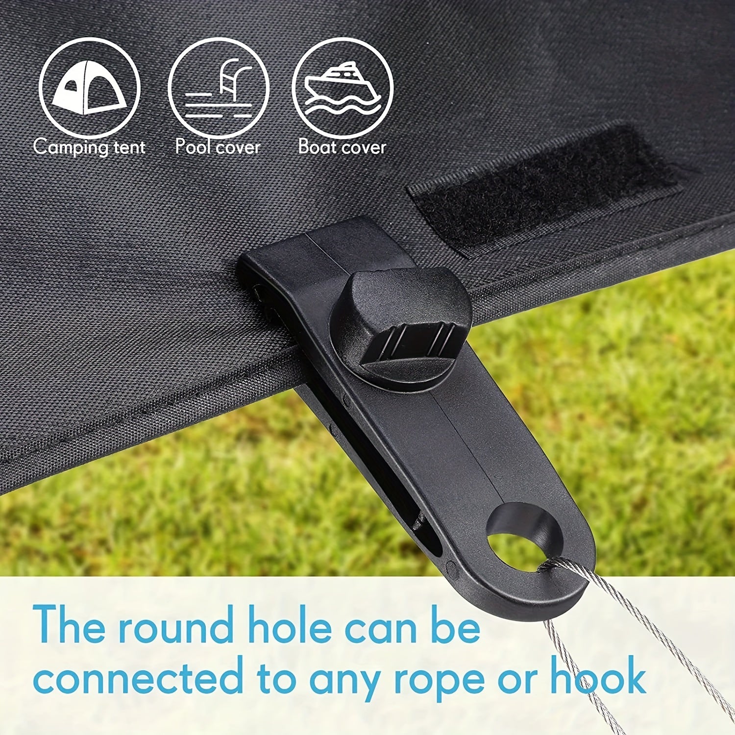5pcs Heavy Duty Tarp Clip Awning Lock Clips