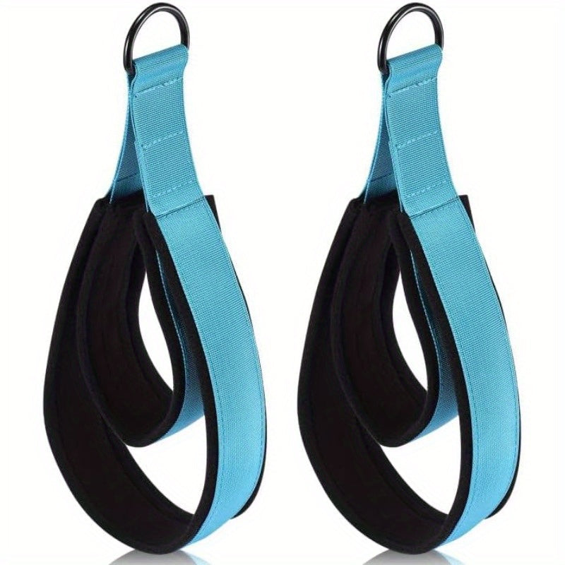 2pcs Yoga Double Loop Straps D Ring Straps For Home Gym Exercise