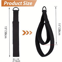 2pcs Yoga Double Loop Straps D Ring Straps For Home Gym Exercise