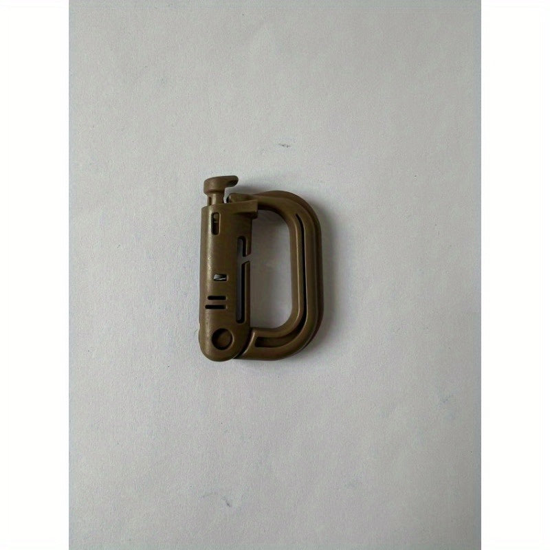 10pcs 25mm Webbing D Ring Grimlock Steel Lock Spring Hook