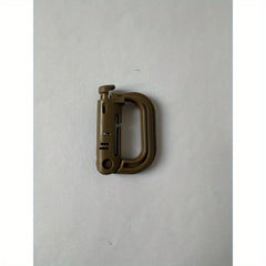 10pcs 25mm Webbing D Ring Grimlock Steel Lock Spring Hook