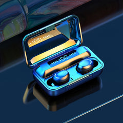 Wireless Earphones w/ Charging Bin & Digital Display