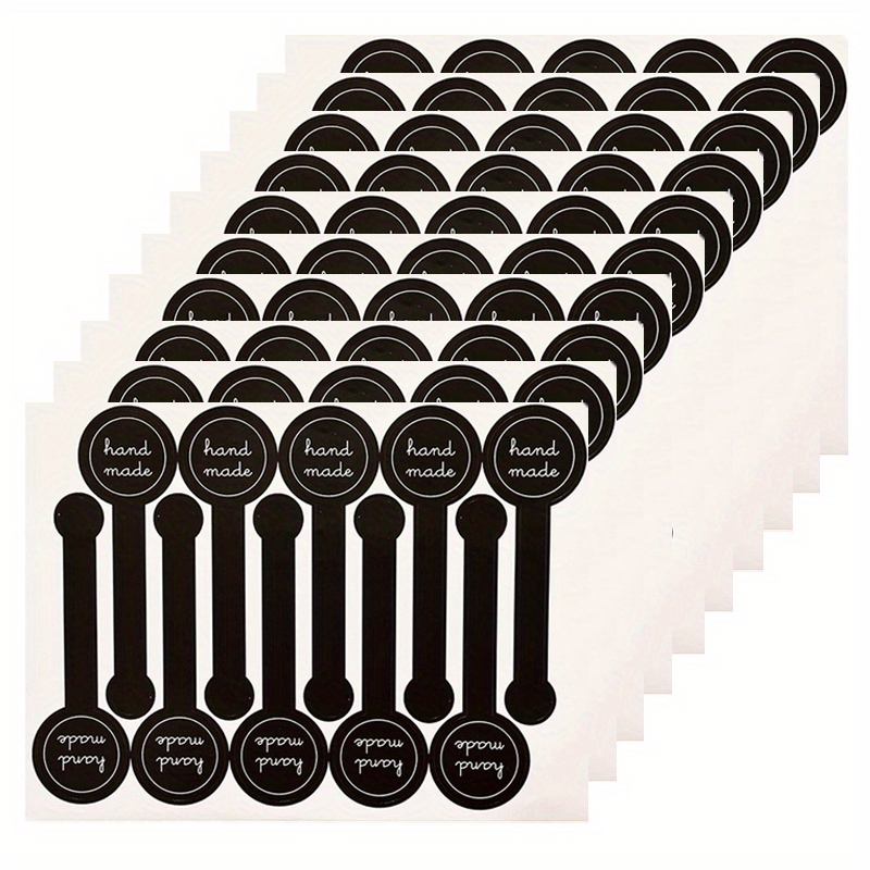 100pcs Baking Packaging Adhesive Stickers Strips