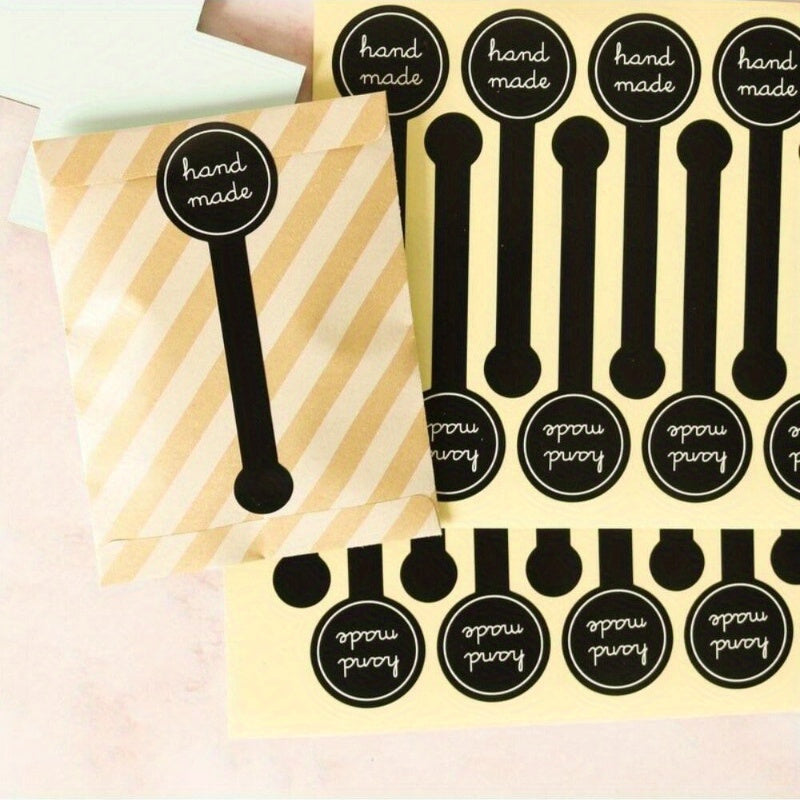 100pcs Baking Packaging Adhesive Stickers Strips