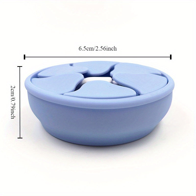 2pcs Telescopic Foldable Silicone Circular Cable Storage Device