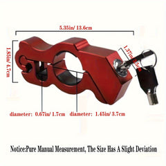 Heavy Duty Anti Theft Grip Lock for Bike Motorcycle ATV