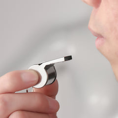 1pc Stainless Steel Metal Whistle for Football Basketball Referee Training