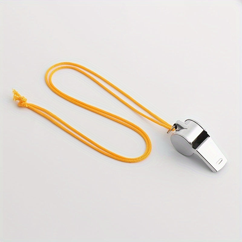 1pc Stainless Steel Metal Whistle for Football Basketball Referee Training