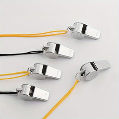 1pc Stainless Steel Metal Whistle for Football Basketball Referee Training
