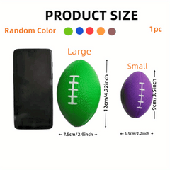 1pc Mini Rugby Ball PU Rugby Stress Ball Random