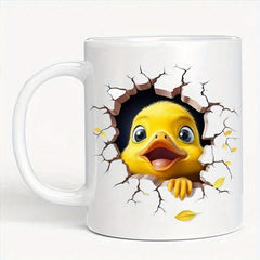 Creative Wall Broken Duckling 3D Coffee Cup 11 Oz