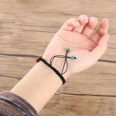 7 Chakra Beaded Bracelet Adjustable Hand Braided Rope Lucky Jewelry Gift