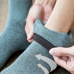 Men's Thermal Crew Socks - Warm & Cozy Outdoor Winter Socks