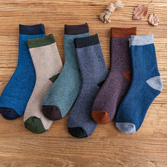 Men's Thermal Crew Socks - Warm & Cozy Outdoor Winter Socks