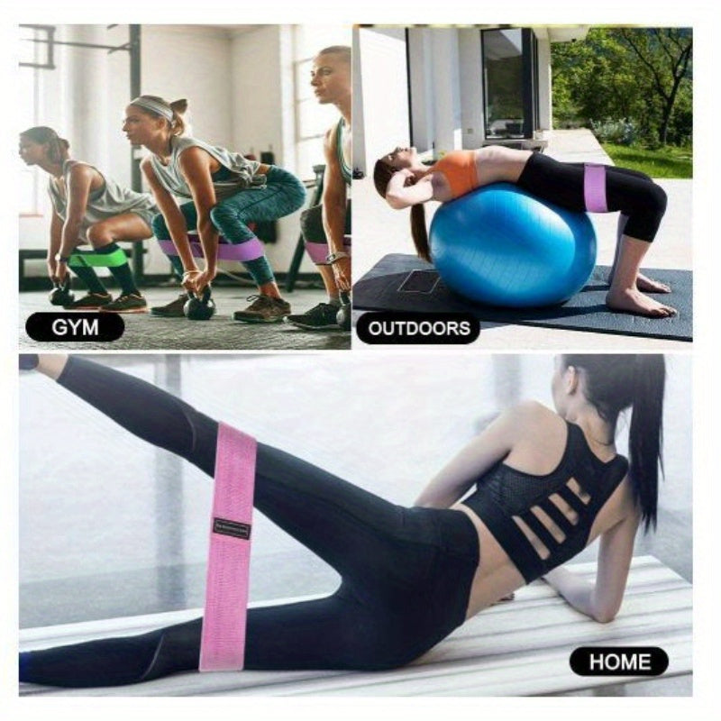 Women's Knitted Yoga Elastic Band Thickened Anti-slip Resistance Band