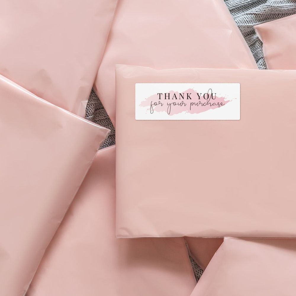 3 Rolls Thank You Stickers Sealing Labels Party Supplies