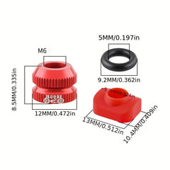 6pcs Nozzle Nut Rubber Pad For Fixed Mountain Road Bike