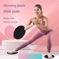 Yoga Pilates Sliding Discs Leg Slimming Muscle Training Pads