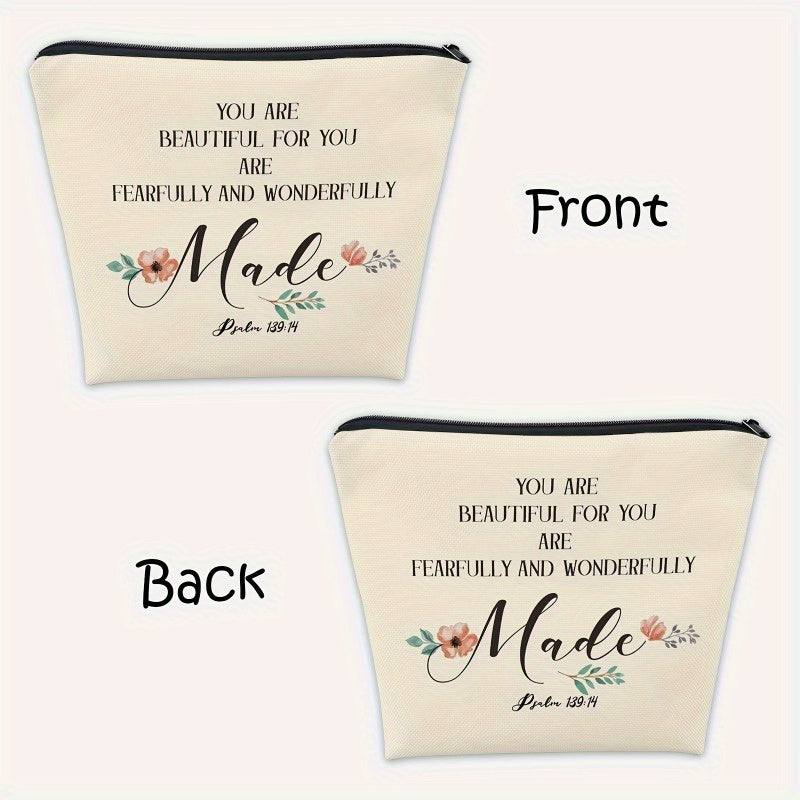 Inspirational Cosmetic Bag Gift for Sisters Mothers Daughters