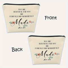 Inspirational Cosmetic Bag Gift for Sisters Mothers Daughters