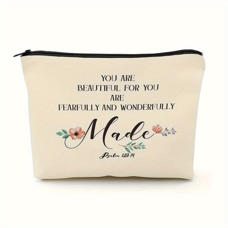 Inspirational Cosmetic Bag Gift for Sisters Mothers Daughters