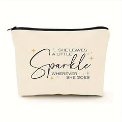 She Leaves A Little Sparkle Wherever She Goes Makeup Bag Gift